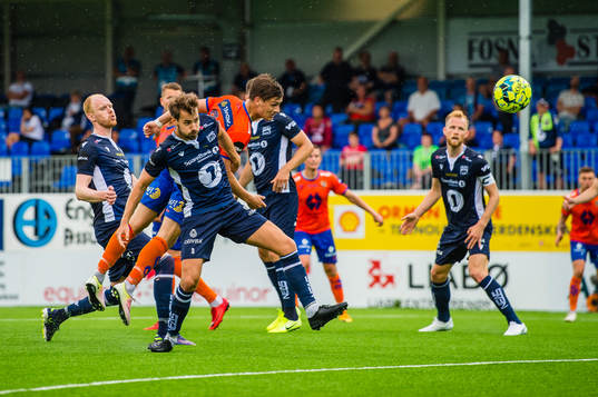 Christoffer Aasbak of Kristiansund and Sigurd Hauso Haugen