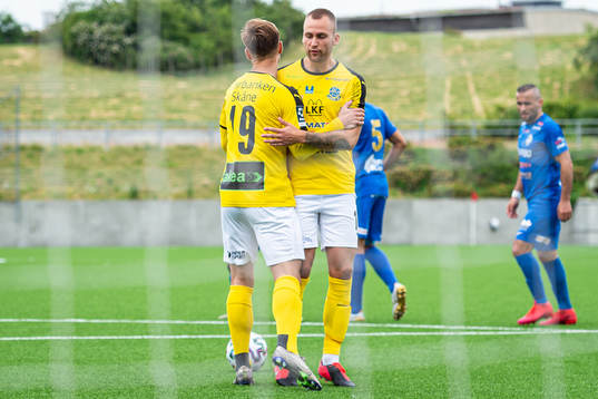 Lunds Jesper Rindmo och Filip Bohman jublar
