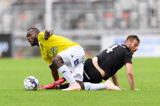 Falkenbergs John Chibuike och Kalmars Fidan Aliti