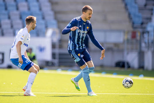 IFK Norrköpings Andreas Blomqvist och Djurgårdens Erik