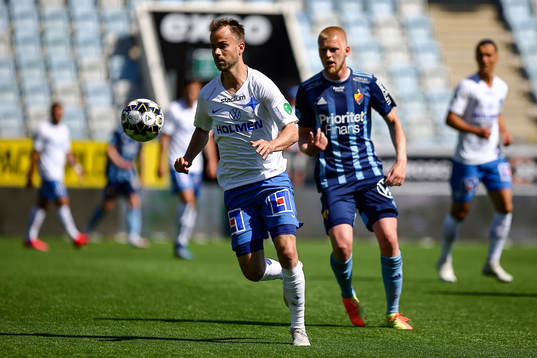 IFK Norrköpings Andreas Blomqvist och Djurgårdens Kalle