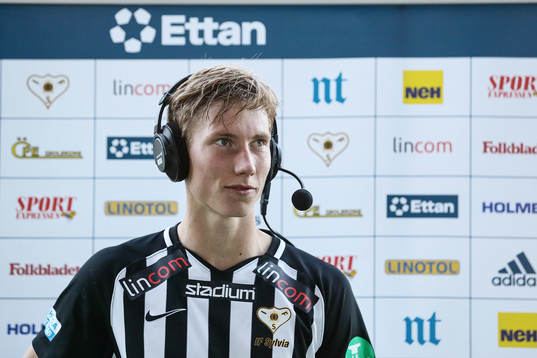 Sylvias Robin Frej som gjorde det enda målet 1-0