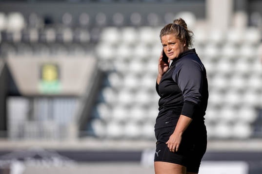 Häckens tränare Erika Faith