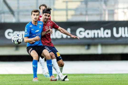 Halmstads Rasmus Wiedesheim-Paul och Örgrytes Oliver