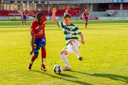 Östers Ammar Ahmed  och Västerås Samuel Holm 