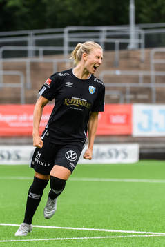Göteborgs Rebecka Blomqvist jublar