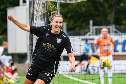 Göteborgs Natalia Kuikka jublar