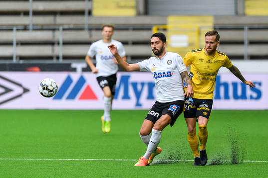 Örebros Johan Mårtensson och Elfsborgs Rasmus Alm
