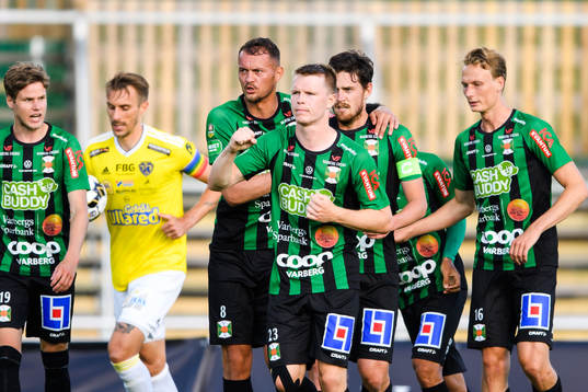 Varbergs Anton Liljenbäck jublar