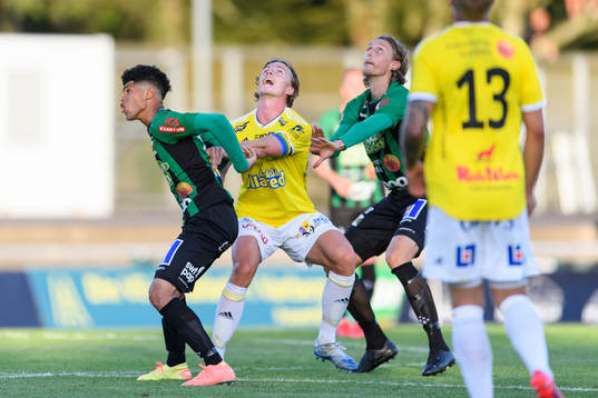 Varbergs Luke Le Roux och Joakim Lindner
