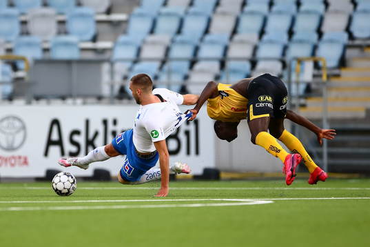 Omdiskuterad situation mellan IFK Norrköpings Egzon Binaku