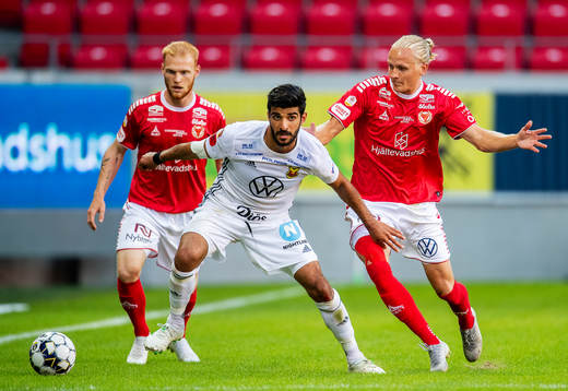 Östersunds Rewan Amin och Kalmars Henrik Löfkvist samt