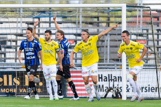 Falkenbergs Tibor Brink Joza, Carl Johansson och Sander van