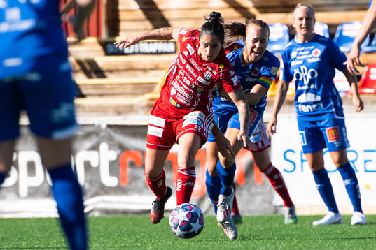 Piteås Fernanda Da Silva och Örebros Frida Abrahamsson