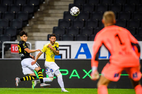 s Eric Kahl och Falkenbergs Tibor Brink Joza