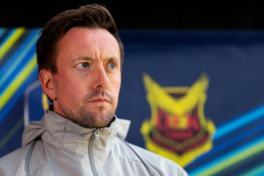 Östersunds tränare Ian Burchnall 