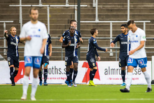 IFK Göteborgs Patrik Karlsson Lagemyr jublar