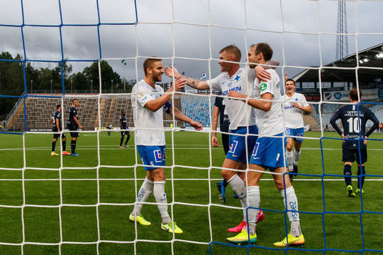IFK Norrköpings Christoffer Nyman, Eric Smith och Lars