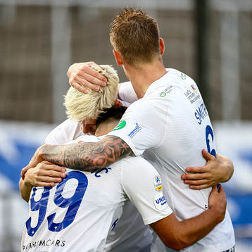 Jubel efter mål 3-1 av IFK Norrköpings Pontus Almqvist