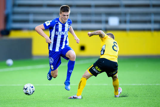 IFK Göteborgs Emil Holm och Elfsborgs Samuel Holmén