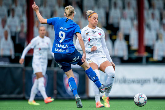 Eskilstunas Kaisa Collin mot Rosengårds Sanne Troelsgaard