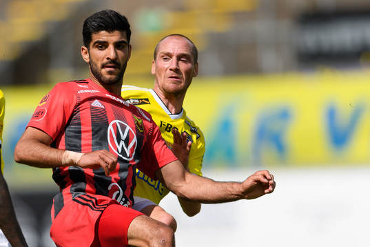 Östersunds Rewan Amin och Falkenbergs Christoffer Carlsson