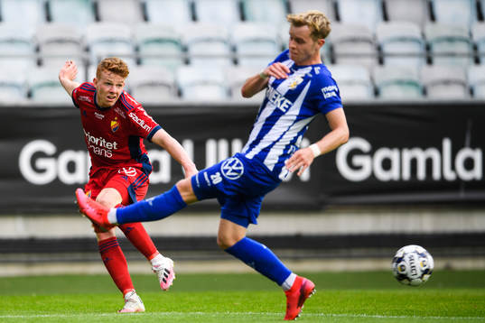 Djurgårdens Aslak Witry och IFK Göteborgs Victor