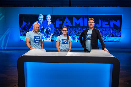 Anders Andersson, Saga Fredriksson och Magnus Svensson i