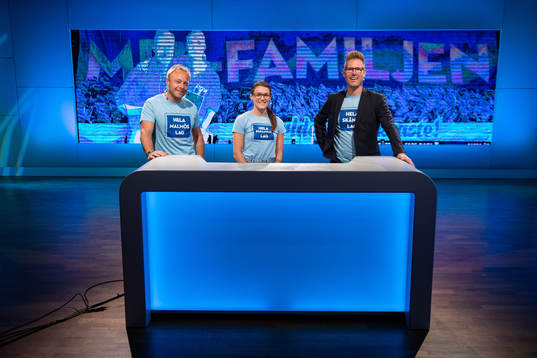 Anders Andersson, Saga Fredriksson och Magnus Svensson i