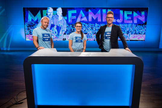 Anders Andersson, Saga Fredriksson och Magnus Svensson i