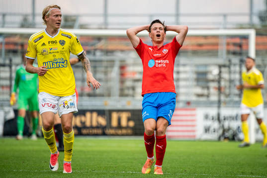 Falkenbergs Jacob Ericsson och Helsingborgs Max Svensson