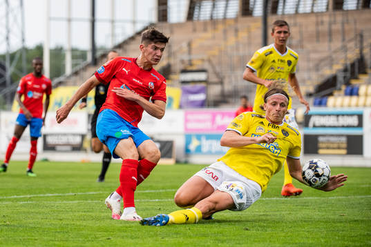 Helsingborgs Brandur Hendriksson och Falkenbergs Carl