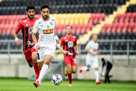Östersunds Rewan Amin och Häckens Daleho Irandust