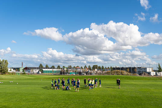Ängelholms spelare samlas