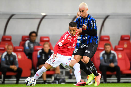 Kalmars Rafael Gimenes da Silva och Sirius Adam Hellborg