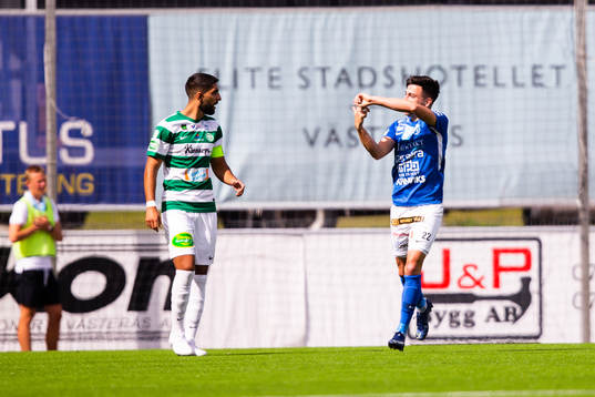 Norrbys Ezequiel Montagna jublar efter 1-2