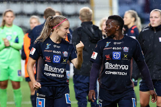 Linköpings Petra Johansson och Orji Ebere