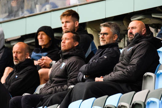 Malmö FFs sportchef Daniel Andersson, VD Niclas Carlnén