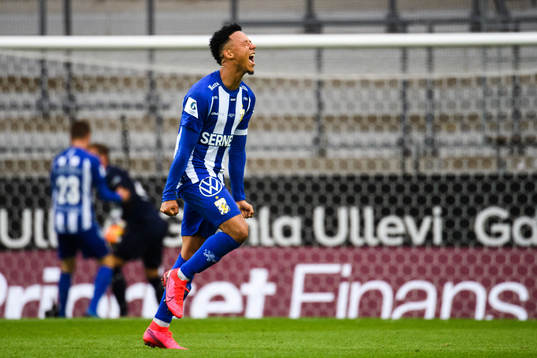 IFK Göteborgs Tobias Sana jublar