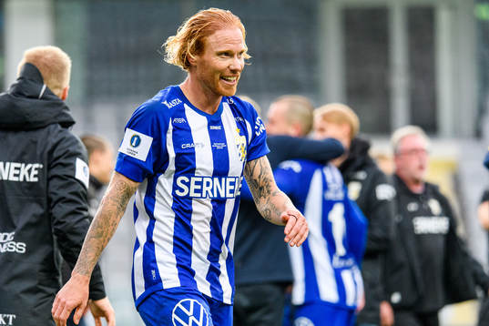 IFK Göteborgs Alexander Farnerud jublar