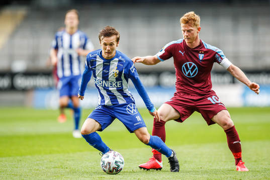 IFK Göteborgs Patrik Karlsson Lagemyr och Malmö FFs