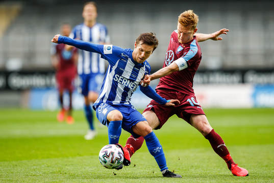 IFK Göteborgs Patrik Karlsson Lagemyr och Malmö FFs
