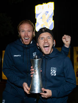 IFK Göteborgs Alexander Farnerud och Patrik Karlsson