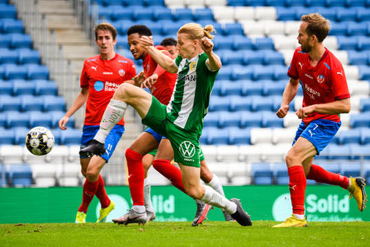 Hammarbys Gustav Ludwigson gör 1-1
