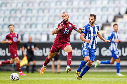Malmö FFs Guillermo Molins och IFK Göteborgs André