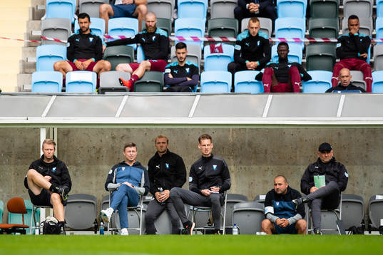 Malmö FFs bänk