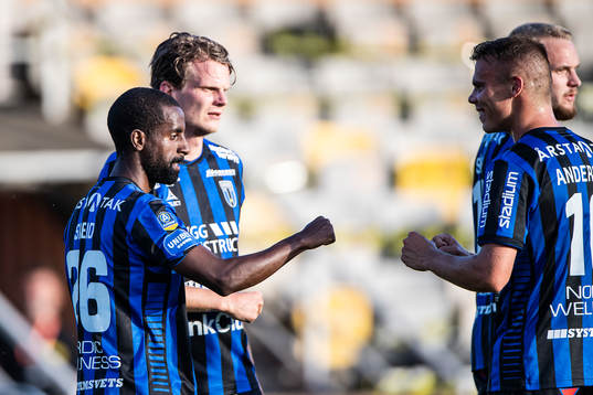 Sirius Mohammed Khalid Saeid jublar efter 0-1