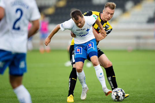 IFK Norrköpings Andreas Blomqvist och Häckens Alexander