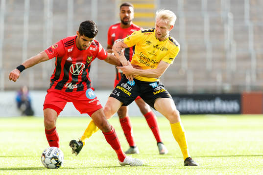Östersunds Rewan Amin och Elfsborgs Johan Larsson