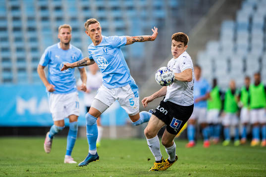 Malmö FFs Sören Rieks och Örebros Albin Granlund